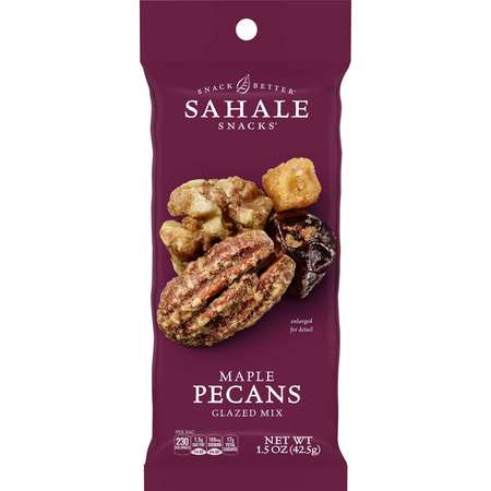 SAHALE SNACKS Sahale 1.5 oz. Maple Pecans Glazed Mix, PK18 9386900018
